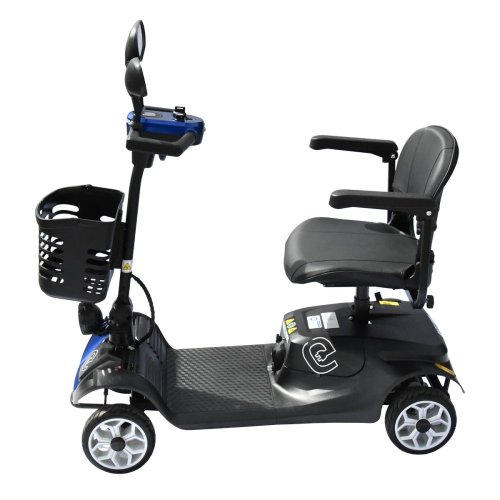 Elektrický čtyřkolový vozík RACCEWAY® SOLID, modrý