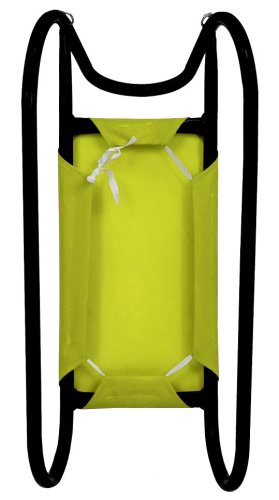Kovové saně 62 cm, sv.zeleno-černé
