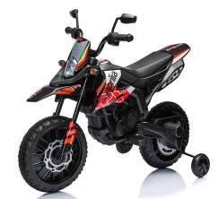 Dětská elektrická motorka Aprilia RX125 červená/red