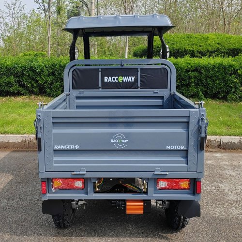 Nákladní čtyřkolový vozík RACCEWAY® RANGER PLUS, šedý