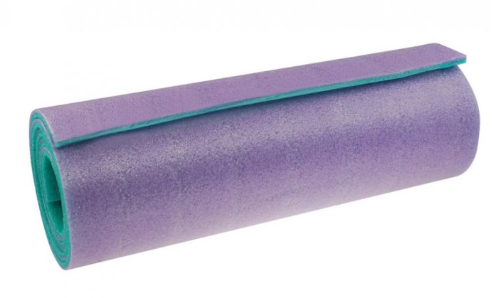 Karimatka dvouvrstvá CALTER® 8 180x50x0,8 cm, zeleno-fialová