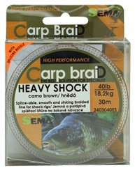 Pletená šňůra Sema Heavy Shock 30 m 50 lbs / 22,8 kg