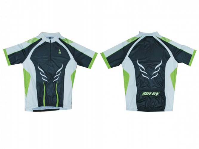 Cyklistický dres SULOV®, zelený - Oblečení velikost: XXL