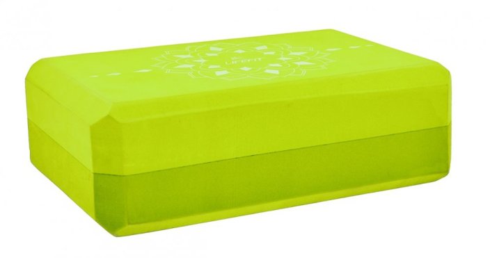JOGA BLOK LIFEFIT® BOGA, zelená