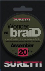 Pletená šňůra Suretti Solid 30 lbs / 13,6 kg