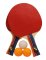 Set na pingpong RULYT 2ST-01, 2 x raketa, 3 x míč