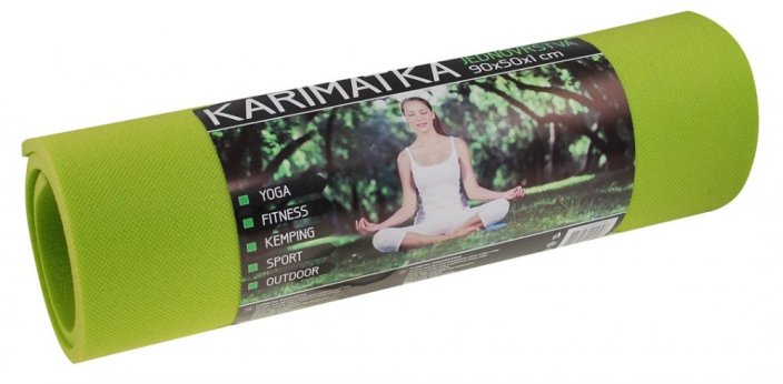 Karimatka 90x50x1,0 cm – jednovrstvá PE, zelená