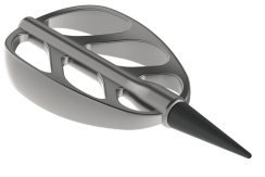 Rybářské krmítko Suretti Leaf průběžné 25 g
