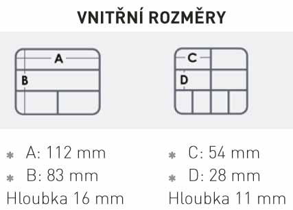 Rybářská krabička, box nebo kufr Meiho FB 20