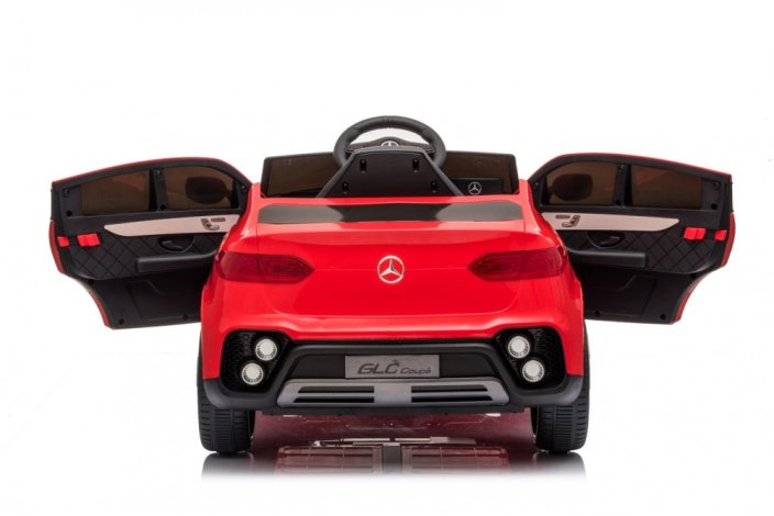 Dětské elektrické auto Mercedes GLC coupé červená/red