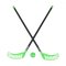 Florbalový set SULOV® 90 cm, 2x hokejka, 1x míček