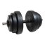 Činka nakládací LIFEFIT® jednoruční 18 kg, vinyl-cement, 30mm tyč/6x kotouč