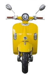 Elektroskútr RACCEWAY® CENTURY E-RETRO, žlutý-lesklý