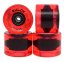 Penny board 22" SULOV® RETRO VENICE černo-tr.červený