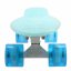 Penny board 22" BURN RIDER modrý fosforeskující, blikající kolečka