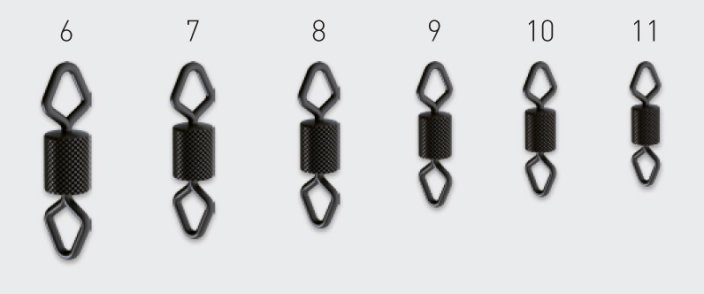 Rybářská bižuterie Suretti Obratlík Rolling Diamond vroubkovaný vel. 6