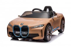 Dětské elektrické auto BMW i4 žlutá/yellow