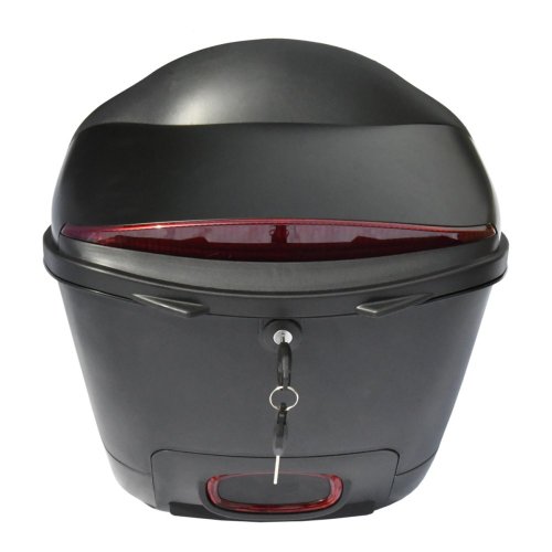 Zadní kufr se sedlem a nosičem k elektroskútru RACCEWAY® PAŘEZ, černý