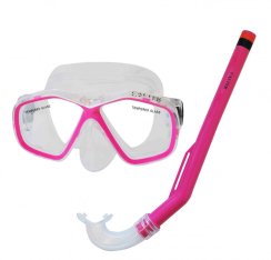 Potápěčský set CALTER® KIDS S06+M278 PVC, růžový
