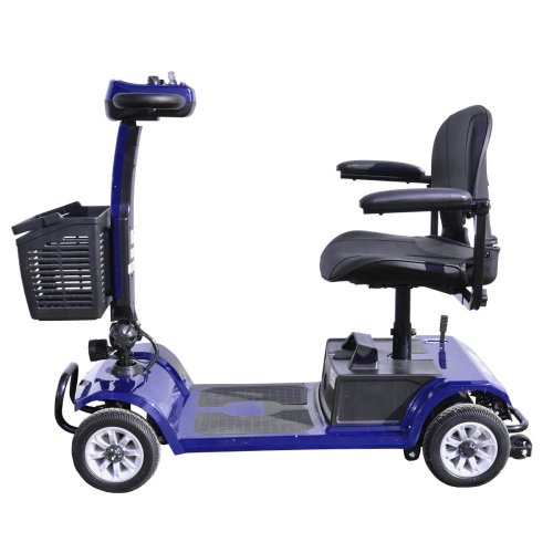 Elektrický čtyřkolový vozík RACCEWAY® SPLIT, modrý