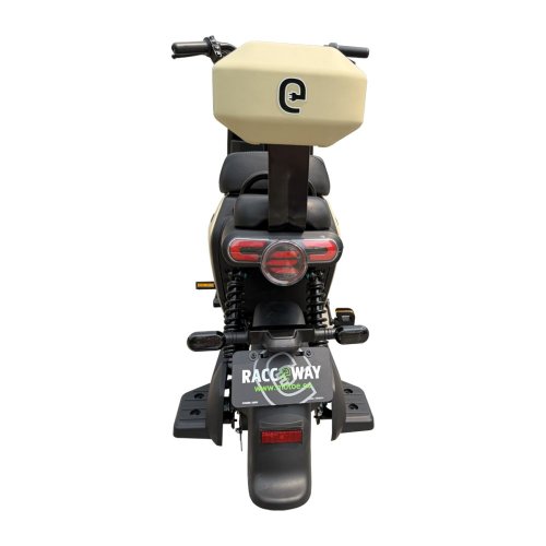 Elektroskútr RACCEWAY® LATTE, světle hnědá