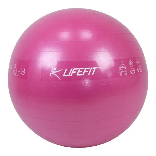 Gymnastický míč LIFEFIT® ANTI-BURST 55 cm, bordó