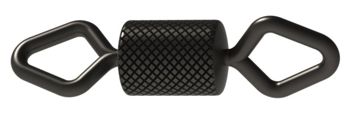 Rybářská bižuterie Suretti Obratlík Rolling Diamond vroubkovaný vel. 9
