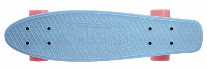 Penny board 22" SULOV® PASTEL modro-ružový