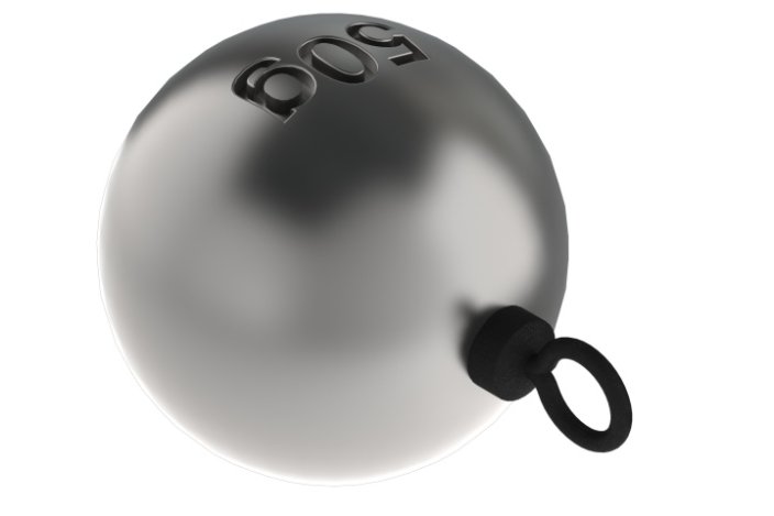 Rybářské olovo Suretti Koule s obratlíkem 2 g