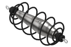 Rybářské olovo Suretti Se zátěží a očky na vysavač 60 g / 35 mm