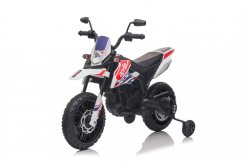 Dětská elektrická motorka Aprilia RX125 bílá/white