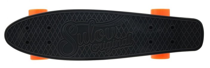Penny board 22" SULOV® RETRO VENICE šedo-oranžový