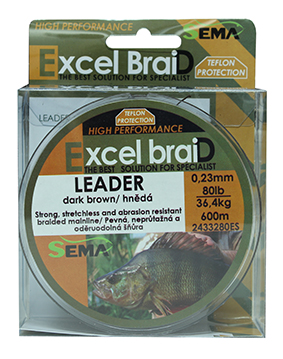 Pletená šňůra Sema Leader 600 m 100 lbs / 45,5 kg