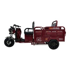 Nákladní tříkolový vozík RACCEWAY® VARIO, červený