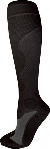 Kompresní sportovní ponožky WAVE, černé - Bota velikost: S, Výrobce: Rulyt s.r.o, 5.května 435, 440 01 Dobroměřice, e-mail: info@rulyt.cz