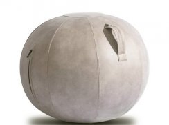 Designový míč - PU kůže šedá Eljet