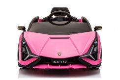 Dětské elektrické auto Lamborghini Sian růžový/pink