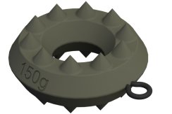 Rybářské olovo Suretti Věnec s očkem 100 g