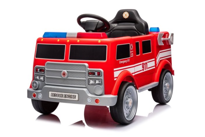 Dětské elektrické auto hasiči Eljet červená, Li-Ion