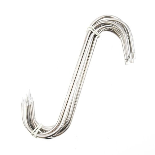 Nerezový hák do udírny, sada 10 ks
