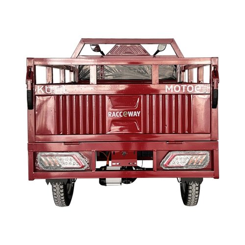 Nákladní tříkolový vozík RACCEWAY® KUTIL, červený