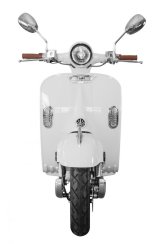 Elektroskútr  RACCEWAY® CENTURY E-RETRO, bílý-lesklý