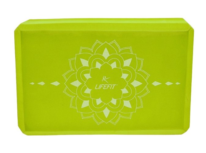 JOGA BLOK LIFEFIT® BOGA, zelená