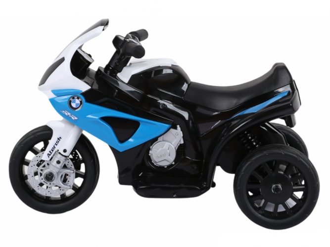 Dětská elektrická trojkolka BMW S1000 RR modrá