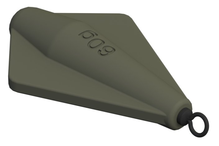 Rybářské olovo Suretti Trapéz s obratlíkem 120 g