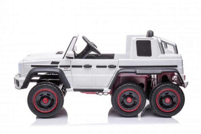 Dětské elektrické auto Mercedes G63 - 6 kol bílá/white