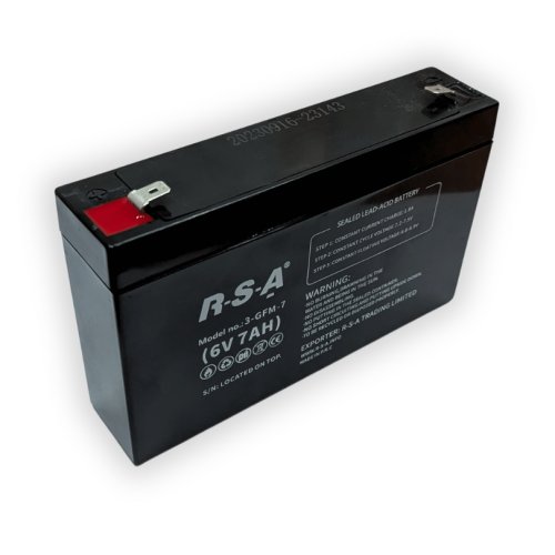 Baterie olověná průmyslová ELJET R-S-A, 6V 7Ah