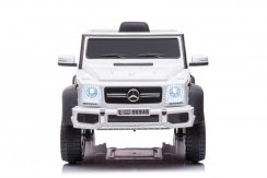 Dětské elektrické auto Mercedes G63 - 6 kol bílá/white