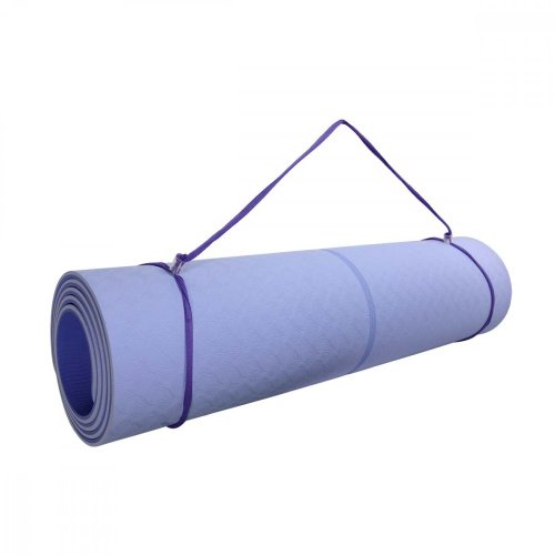Podložka LIFEFIT® YOGA MAT RELAX DUO, 183x58x0,6cm, modrá
