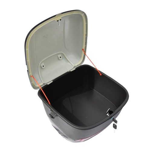 Zadní kufr s nosičem k elektroskútru RACCEWAY® PAŘEZ, černý